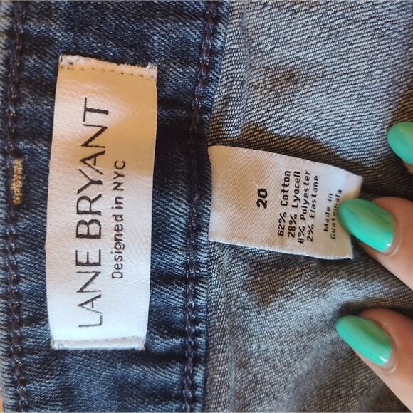 Plus sized 20 denim crops - Picture 3 of 3